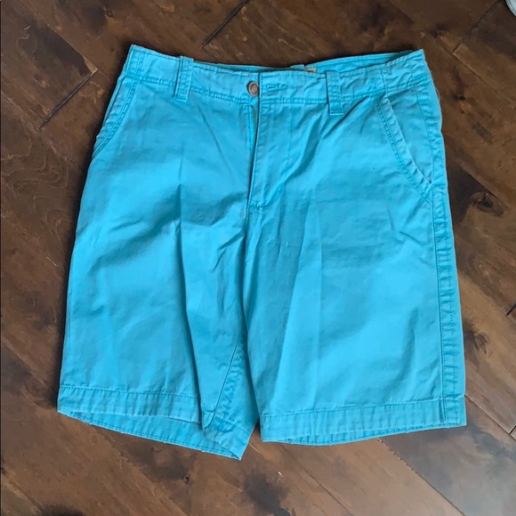 Aqua Blue dress shorts Size 34 - Picture 1 of 3